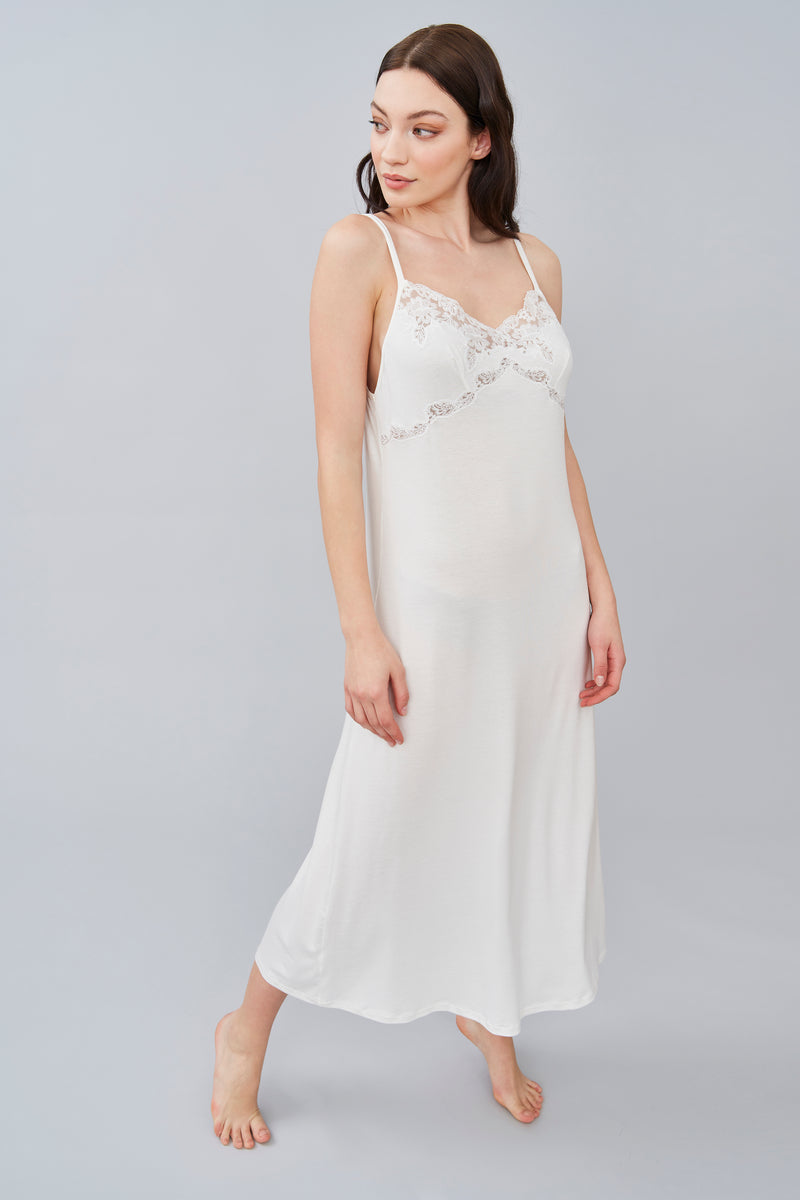 Viscose Jersey Long Nightgown & Robe