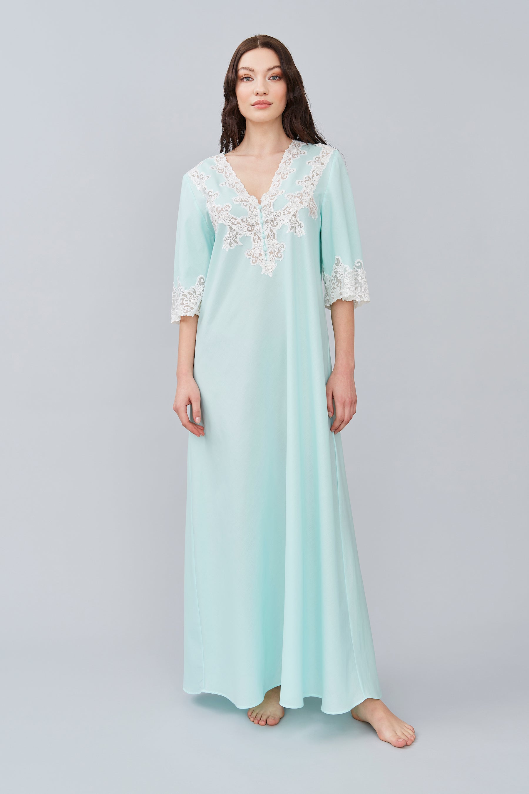 Pixie Delight - Mussola Cotton Nightgown – Flora Lastraioli Shop Online