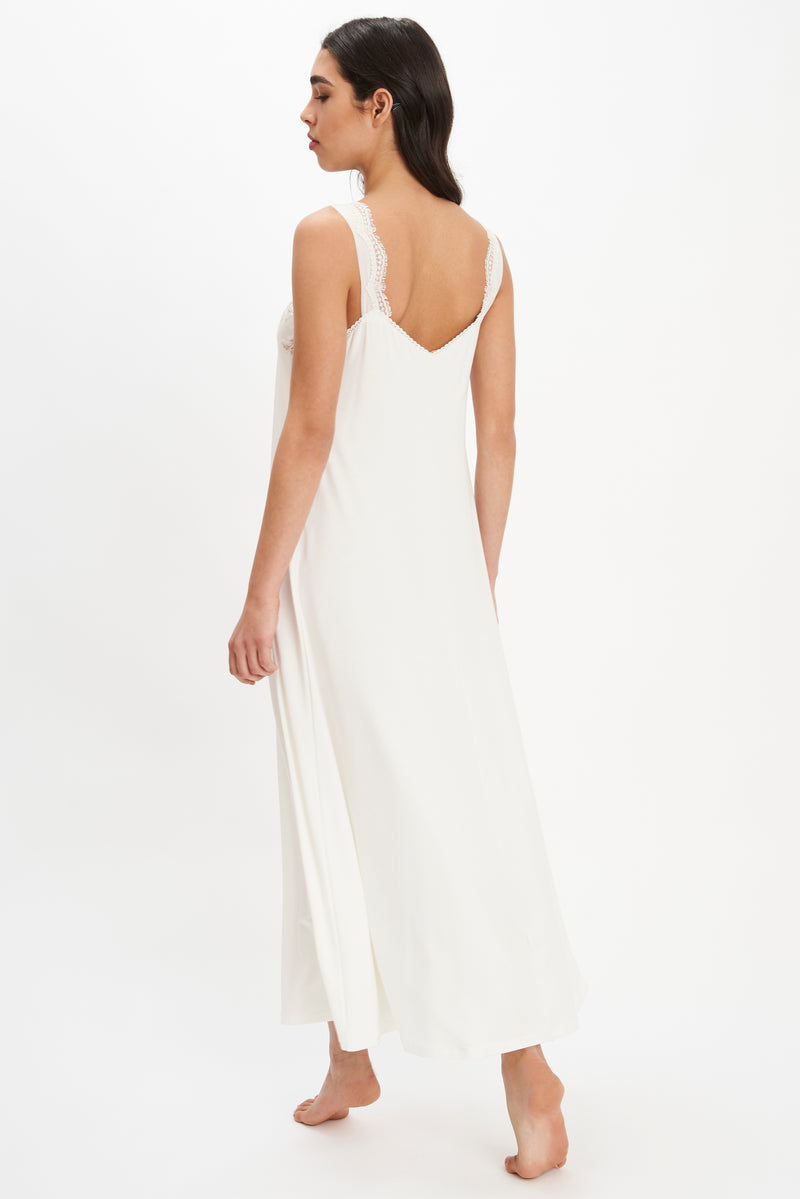 Viscose Jersey Long Nightgown & Robe