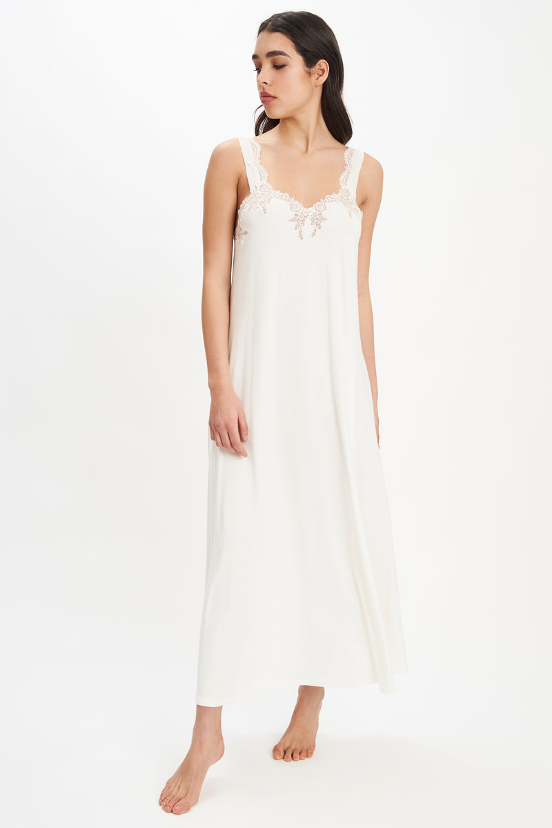 Viscose Jersey Long Nightgown & Robe