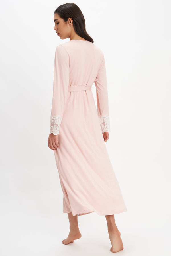 Viscose Jersey Long Nightgown & Robe