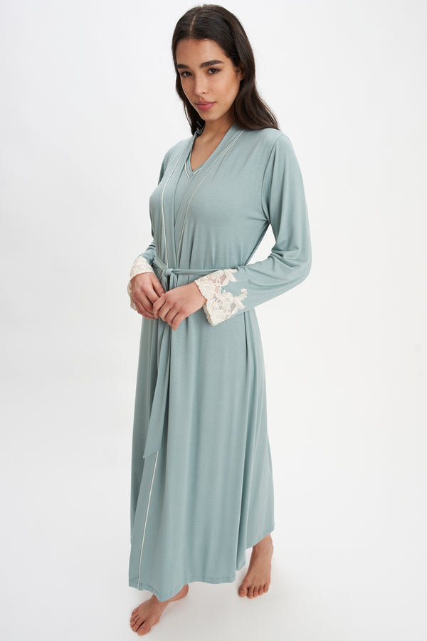 Viscose Jersey Nightgown & Robe