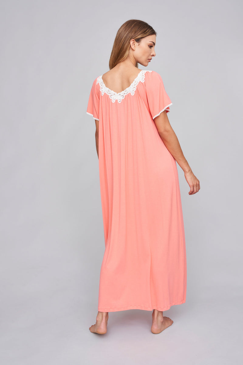 B2B - Viscose Jersey Long Nightgown - Dress - italian lingerie