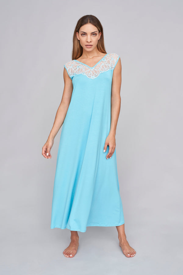 B2B - Viscose Jersey Long Nightgown - Dress - italian lingerie