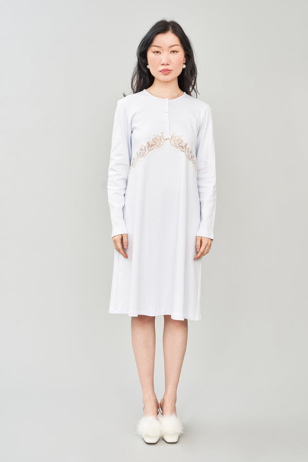 Cotton Interlock Short Nightgown