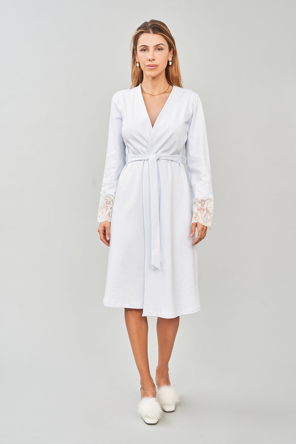 Cotton Interlock Short Robe