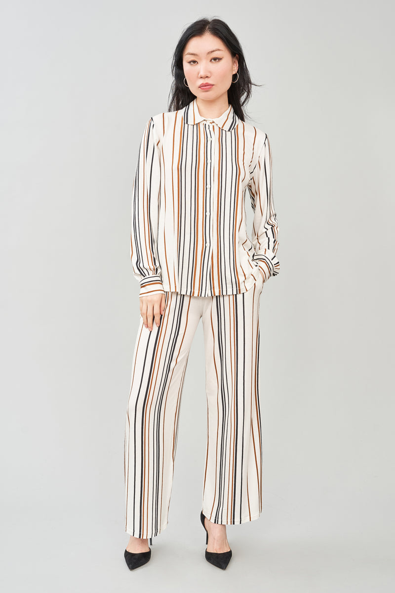 Stripes Viscose Jersey Pyjama