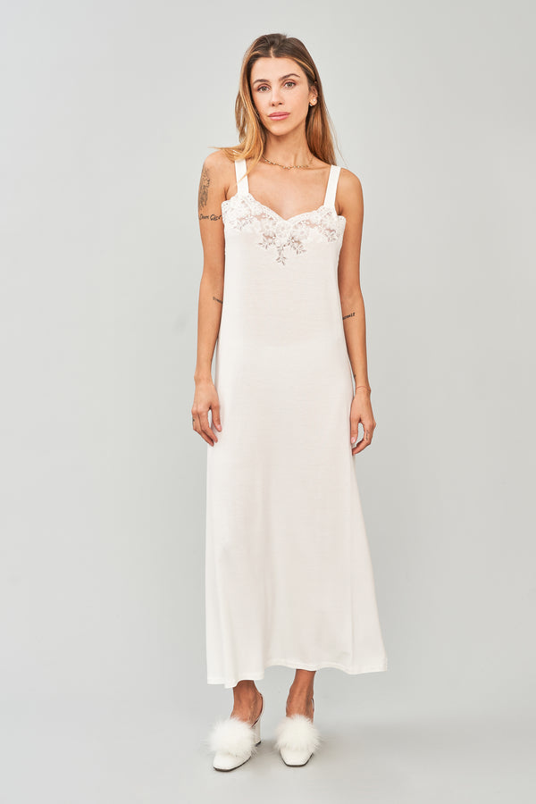 Viscose Jersey Long Nightgown