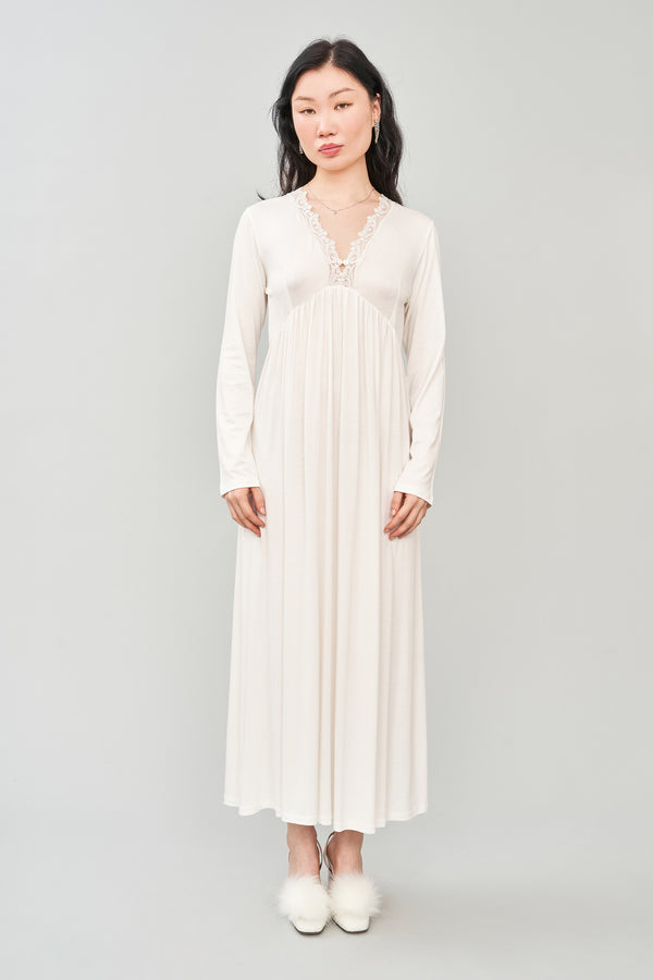 Viscose Jersey Long Nightgown