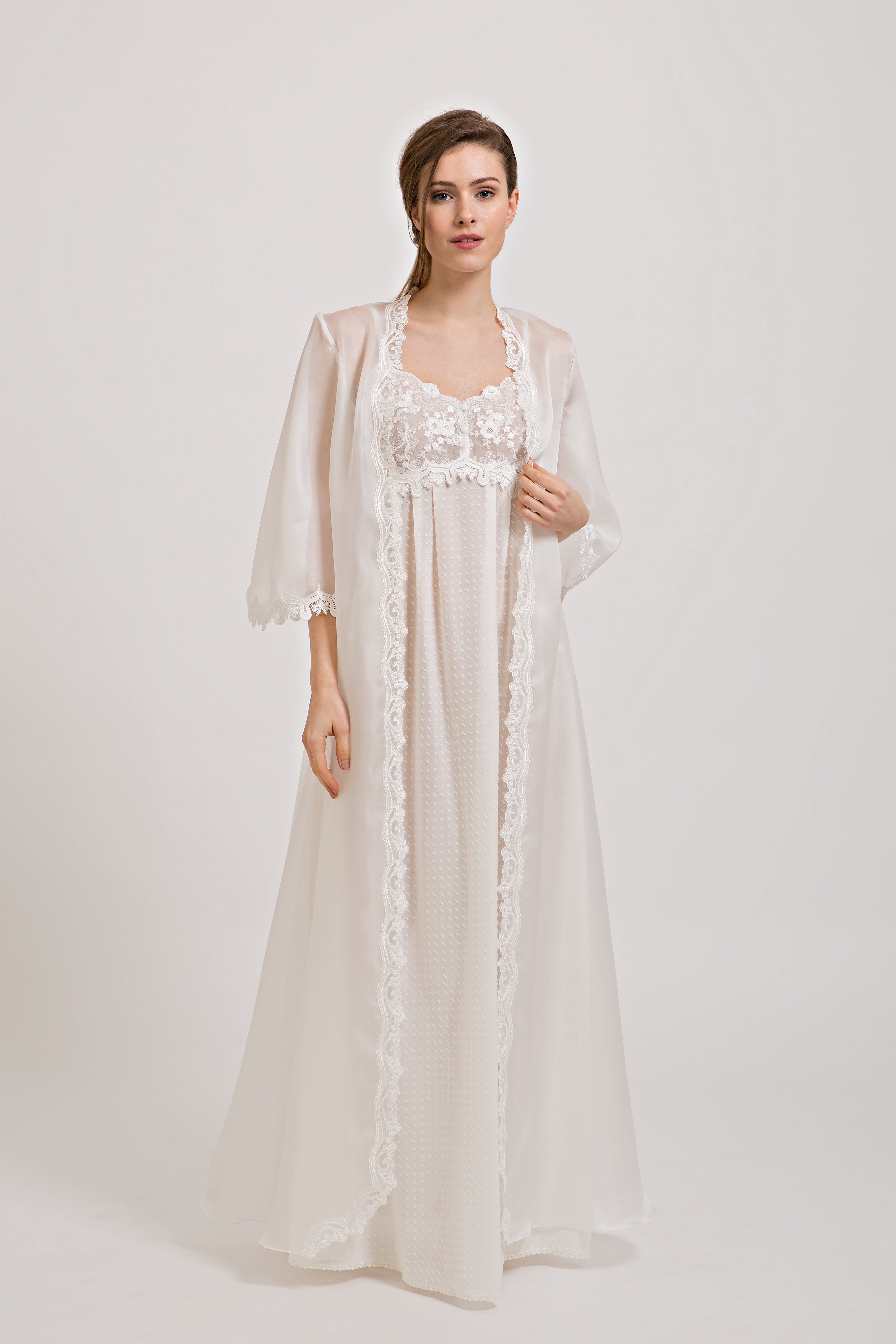 Destiny - Silk Organza Robe – Flora Lastraioli Shop Online