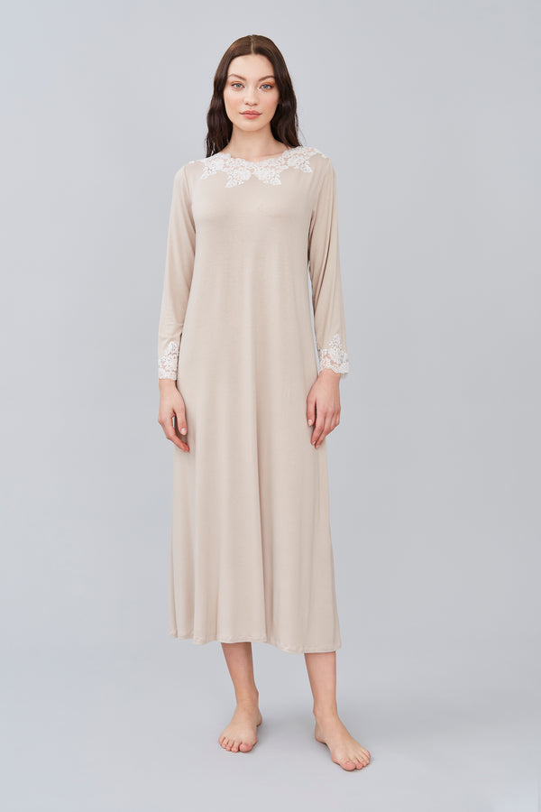 B2B - Viscose Jersey Long Nightgown - Dress - italian lingerie