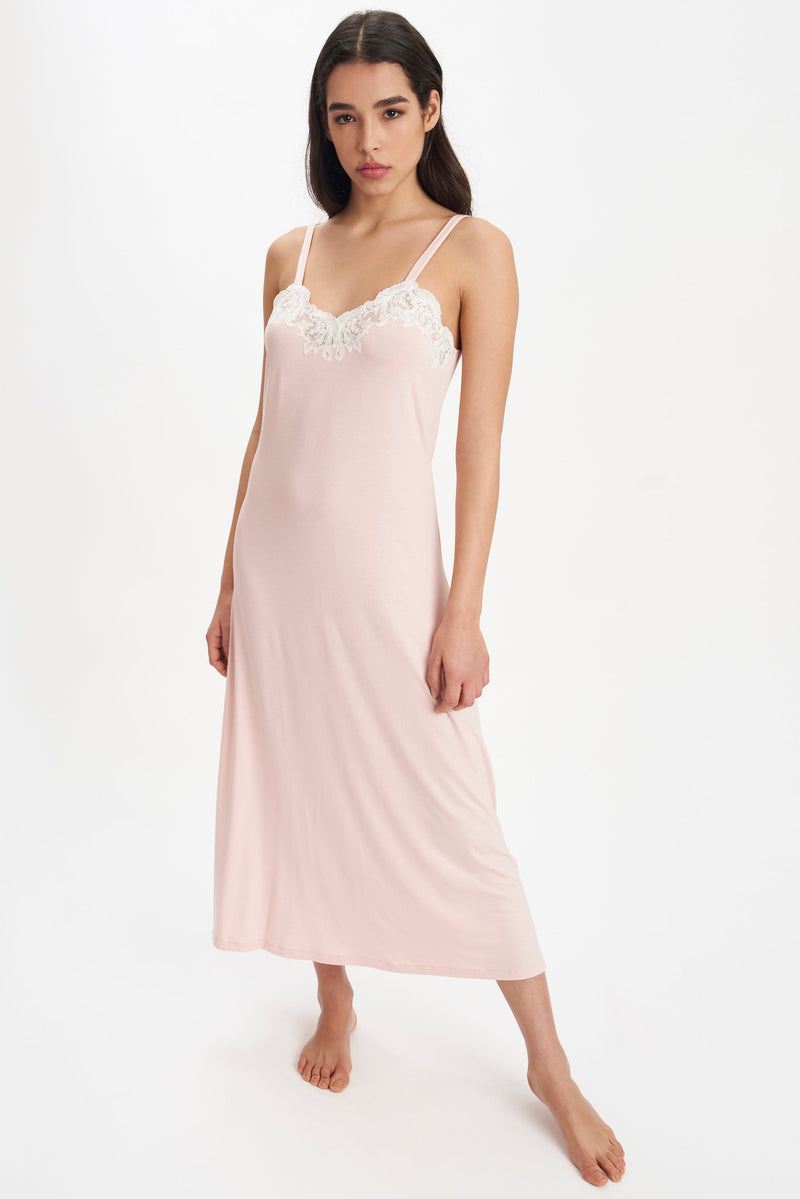 B2B - Viscose Jersey Long Nightgown - Dress - italian lingerie